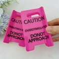 thumbnail image 5 of JESSBEAUTY 2PCS Caution Overstimulated Sign Hair Claw Clip, Pink Caution Hair Clip, Do Not Approach Sign Hairs Claws Clips, Clips Novelty, Funny Gag Gift, for Thick Hairs, 5 of 7