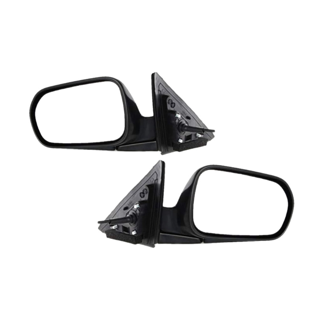KarParts360 For Honda Accord Door Mirror 1999 2000 2001 2002 Sedan Driver and Passenger Side | Pair | Power | Non-Heated | Black | For HO1320125, HO1321125 | 76250-S4K-A41ZB, 76200-S4K-A41ZB
