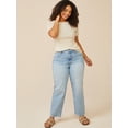 thumbnail image 4 of Free Assembly Women's Ribbed Crewneck Tee with Short Sleeves, Sizes XS-XXXL, 4 of 9