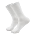 thumbnail image 1 of Calcetines Blancos para Mujer 5 Pares Bonitos Calcetines Largos Calcetines Redondos para Mujer Calcetines Suaves de Medias Ligeras y Finas de Algodón para Mujer, 1 of 5