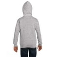 thumbnail image 3 of Hanes Comfortblend EcoSmart Kids` Full-Zip Hoodie Sweatshirt, M, Light Steel, 3 of 3