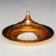 thumbnail image 1 of Red Pomegranate 6002-4 9 in. Rabat Covered Dish, Gold & Amber, 1 of 1