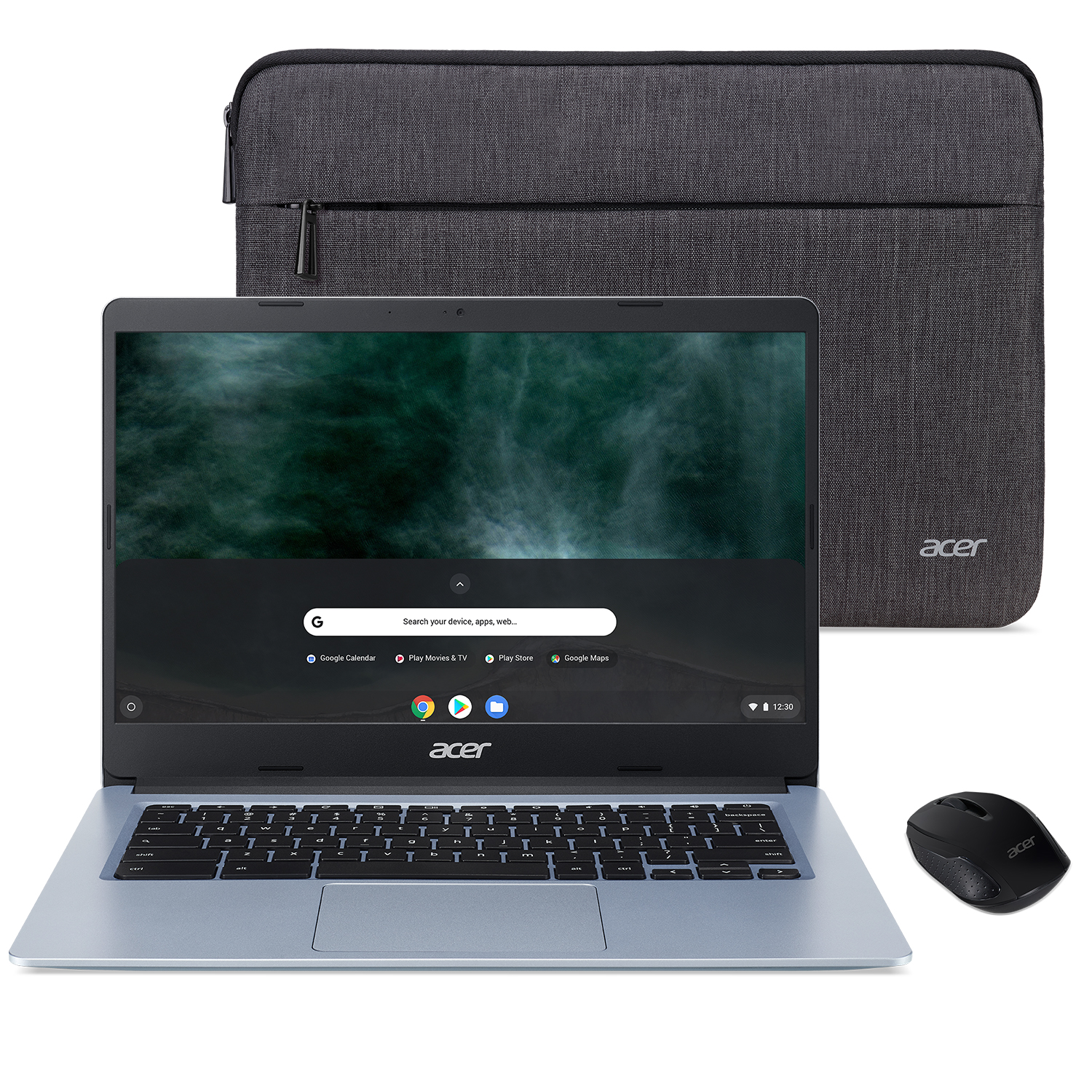 Acer Chromebook 314 14" Touchscreen Laptop, Intel Celeron N4020, 4GB RAM, 32GB HD, Chrome OS, Silver, CB314-1HT-C934 - image 2 of 5