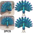thumbnail image 1 of Esculturas Pavo Real Esculturas Arte Hierro Impermeables para Patio Interior Al Aire Libre, 1 of 6