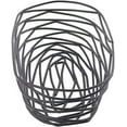 thumbnail image 3 of TableCraft Products BK11709 Basket, Oblong, 9" x 4" x 2", Black Metal, 3 of 4