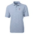 thumbnail image 2 of Men's Cutter & Buck  Navy Pittsburgh Pirates Americana Logo Virtue Eco-Pique Botanical Recycled Polo, 2 of 3