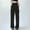 c01Black, variant on JGGSPWM Cargo Long Pants Women 2025 Wide Leg Drawstring Elastic Waist High Waist Pants with Pockets Casual Trousers White L