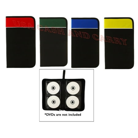 96 Capacity Disc Nylon CD DVD Album Wallet Holder Case Bag Square ZipperEXCLUSIVE BY USA CASH AND CARRY. Always buy from USA CASH AND CARRY By USA CASH AND (Best Cash And Carry Fresno)