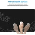 thumbnail image 3 of Extended Large Anime Black Mouse Pad The Great Wave off Kanagawa Painting Big Gaming Mouse Mat XXL Non-Slip Water-Resistant Rubber Base Computer Keyboard Mat Full Desk Mousepad 3D Pattern Keyboard Mat, 3 of 5