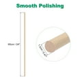thumbnail image 2 of Uxcell 20pcs Wooden Dowel Rods Wood Sticks Round Wooden Dowels Rod for DIY Crafts Wand 24"x0.47", 2 of 7