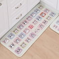 thumbnail image 1 of LAICAIW Cat Cartoon Mat Bedroom Kitchen Carpet Area Rug Non Slip Decorative Floor for Kids Girls (15.7"*23.6"), 1 of 4