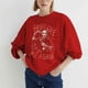 thumbnail image 2 of Blusa de manga larga suelta con estampado de moda para mujer, blusas informales con cuello redondo, sudaderas con capucha Fridja  fjkfkj2992, 2 of 5