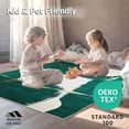 thumbnail image 4 of ODIKA 4'x6' Machine Washable Non-Slip Area Rug, Jade Serenity Modern Abstract Brushstroke Artistry High Traffic Rug, Teal, 145831, 4 of 7
