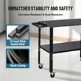 thumbnail image 3 of Bingirl Welding Table 36"x19", 5/8-inch Fixture Holes Steel Welding Workbench Table, 1200lbs Load Capacity Welding Table Portable Work Bench, Heavy, 3 of 7