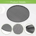 thumbnail image 4 of Unique Bargains 4 Pcs Universal 3 Inch Speaker Grills Mesh for Audio Subwoofer 84x6.5mm Grille without Frame Black, 4 of 8