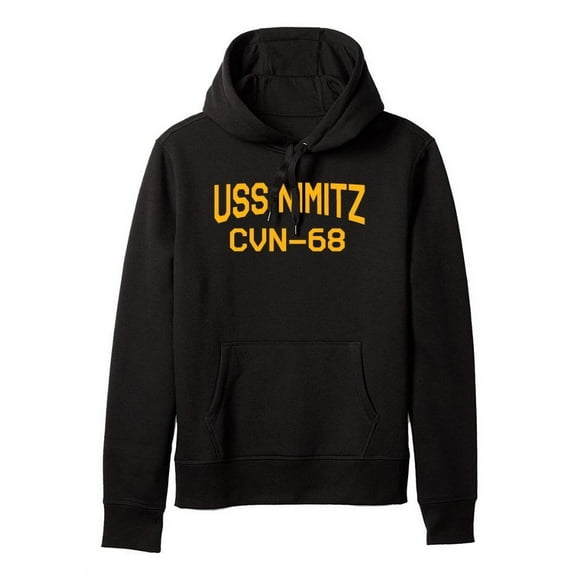 USS Nimitz CVN-68 Aircraft Carrier Supercarrier Standard Size Pullover Hoodie