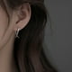 thumbnail image 5 of WILLBEST Aretes De Plata De Ley 925 Con Forma De Cuerda Para Mujer, Aretes Pequeños Con Forma De Oreja, Piercings Para Oreja, Aretes Pequeños, 5 of 5