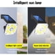 thumbnail image 4 of RKSTN Solar light Solar Outdoor Lights, Motion Sensor Solar Powered Lights IP65,3 Modes, Wall Security Lights For Fence Yard Garden Patio Front Door, 4 of 6