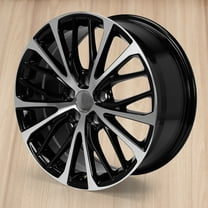 New 18" x 8" Replacement Wheel Rim for TOYOTA CAMRY SE 2018-2022 Machined Black Rim