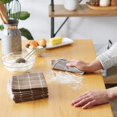 thumbnail image 4 of Scrubber Dishcloths Collection Windowpane, 12x12, Stone/White 6 Piece, 4 of 7