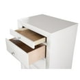 thumbnail image 4 of Maklaine Contemporary Engineered Wood 7 Drawer Lingerie Chest in White, 4 of 7