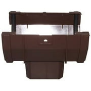 GENOVA PRODUCTS 161003 Brown Duraspout Drop Outlet 2 in W X 3 in D