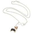 thumbnail image 4 of OUNONA Corgi Necklace for Decor Assorted Color Alloy Pendant Neck Chain Exquisite Charm Jewelry, 4 of 8