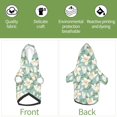thumbnail image 5 of Bingfone Lilies Flowers Dog Clothes Hoodie, Pet Winter Coat,Puppy Sweatshirts for Small Dogs Boy Girl,Suitable for All Breeds-Large, 5 of 6