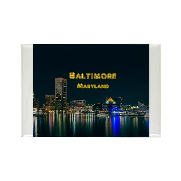 CafePress - Baltimore Magnets - Rectangle Magnet, 2"x3" Refrigerator Magnet