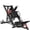 Red and black, variant on GARVEE Leg Press Hack Squat Machine,Heavy Duty Home Gym Equipment for Lower Body Strength,Full Adjustable Combo with Weight Storage for Fitness & Muscle Training,Red and Black