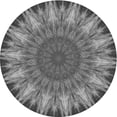 thumbnail image 1 of Ahgly Company Machine Washable Indoor Round Transitional Gray Wolf Gray Area Rugs, 3' Round, 1 of 7
