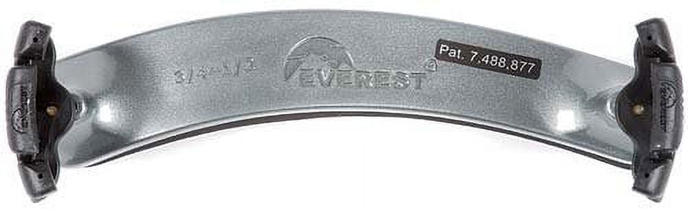 Everest Silver ES Series 3/4-1/2 Violin Adjustable Shoulder Rest