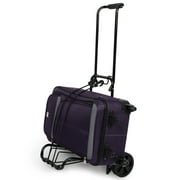 Protege Metal Folding Luggage Cart, Black, 39 x 13 (15 Platform), 3lbs Empty, 75lb Capacity