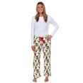 thumbnail image 3 of Dr. Seuss The Grinch Pajama Pants Women's Ugly Sweater Candy Canes Ornaments Lounge PJ Bottoms, 3 of 6