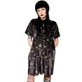 thumbnail image 4 of Labyrinth Robe Smock en Velours Céleste pour Femmes, 4 of 4