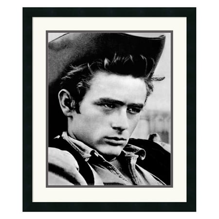 James Dean - Cowboy Framed Wall Art - 22W x 26H in.