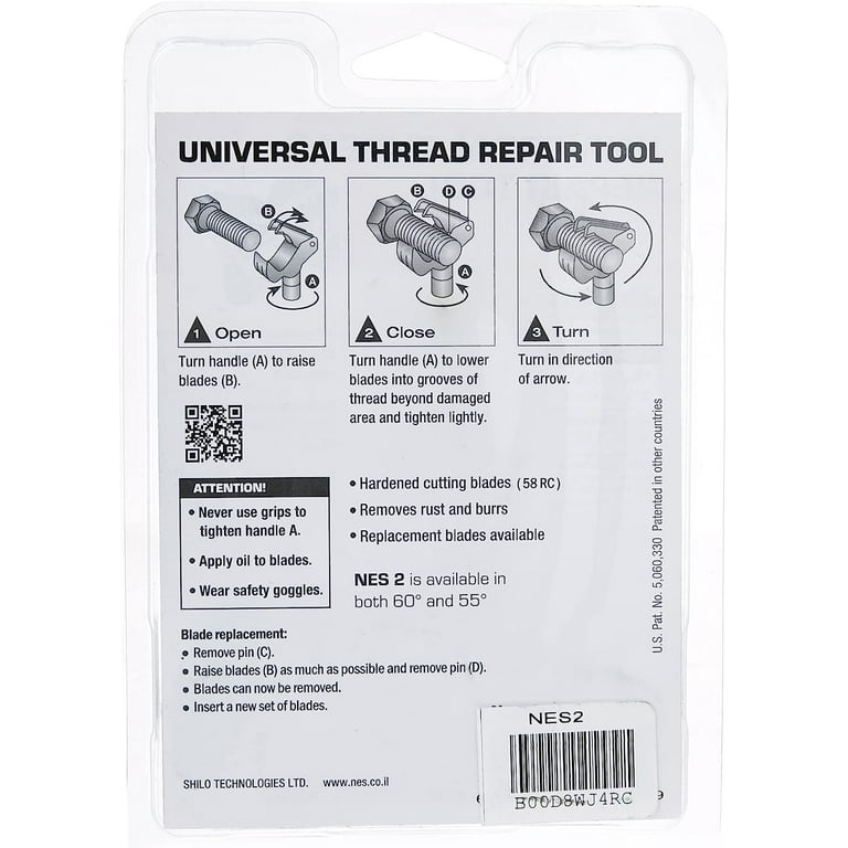 Nes Universal External Thread Repair Tool, 11/16 to 1-1/2, NES2