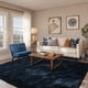 thumbnail image 1 of Alfombra LòutiRoot Home Fluffy Blue 120 x 180 cm para dormitorio, 1 of 7