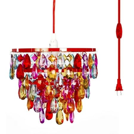

Gypsy Color Acrylic Dome Chandelier Multicolor 1 Light Plug-in