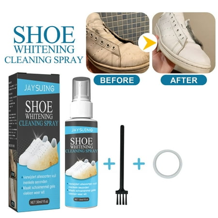 

LBCHEN Sales Today Household Cleaners Practical Shoe Brightening Spray Stain Removal Yellowing Whitening Cleaning Spray 30Ml