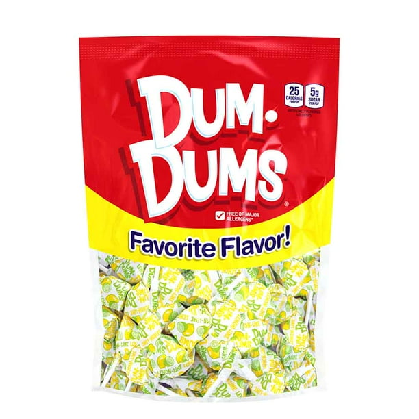 Dum Dums Lollipops Lemon Lime Flavor 150 Ct Bag