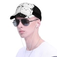 thumbnail image 4 of Picia Doodle Cute Cat Pattern Trucker Hat,Baseball Cap,Sun Protection Cap,Stylish Headwear,Leisure Cap,Outdoor Sports Cap, 4 of 7