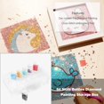 thumbnail image 4 of Wdftyju Caja de almacenamiento de pintura de diamantes para botellas con 64 ranuras, soporte de diamantes de imitación para decoración de uñas de plástico Wdftyju 2vk9wb0nr2qy5bb8, 4 of 9