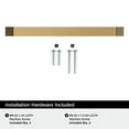 thumbnail image 3 of Amerock Evolve 6-5/16 inch Center-to-Center Champagne Bronze Cabinet Pull, 25 Pack, 3 of 4