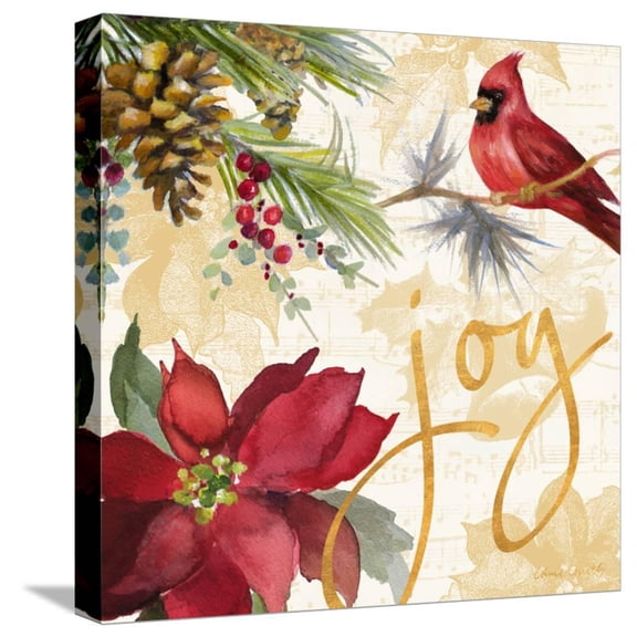 Christmas Poinsettia I, Stretched Canvas Wall Art by Lanie Loreth Sold by Art.Com