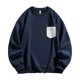 thumbnail image 4 of pstuiky Camisas casuales de manga larga para hombre, Sudadera de cuello redondo y manga larga de color liso para hombre Tops de hombre m, 4 of 4