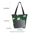 thumbnail image 3 of Easygdp Christmas tree green plaid Bolso de Hombro para Mujer, Bolso Bandolera y Cartera de Mano Elegante para Uso Diario, 3 of 6
