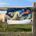 thumbnail image 2 of Merry Christmas and Happy New Year Santa Siberian Husky Holiday Xmas Winter 2025 Horizontal Metal Aluminum Sign Husky Dog Lover Gifts Wall Art Home Decor - 00024, 2 of 5