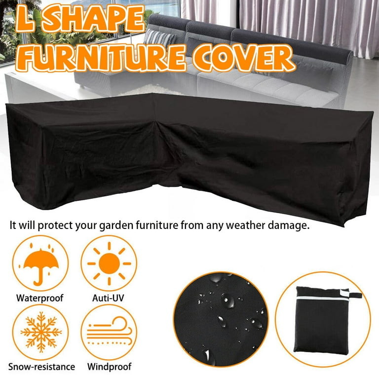 Waterproof L Shape Furniture Cover, Can You Wash Waterproof Garden Furniture Covers