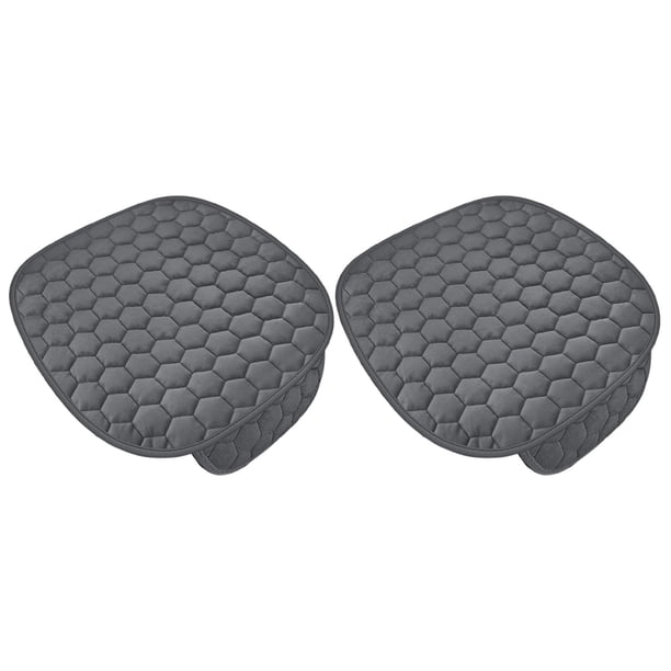 Cojín de Asiento de Auto de Peluche, Almohadilla Calentadora de Invierno, Protector Antideslizante, Con Suave Piel Sintética, 50cm x 50cm, para Asientos Delanteros de Auto, Camioneta y SUV